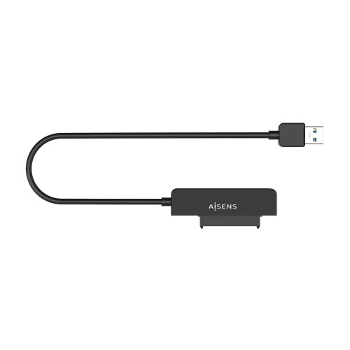 AISENS Adaptador SATA a USB-A USB3.0 USB3.1 Gen1 para Discos Duros 2.5″, Negro