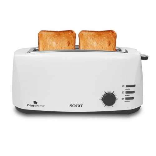 Sogo TOS-SS-5485 tostadora 6 2 rebanada(s) 1400 W Blanco