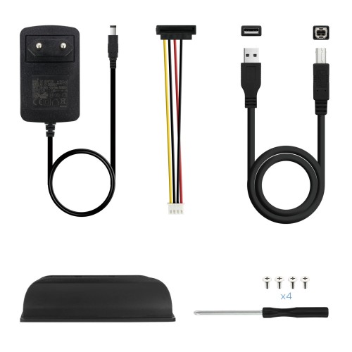 TooQ CAJA HDD 3,5" IDE SATA A USB 2.0 NEGRA