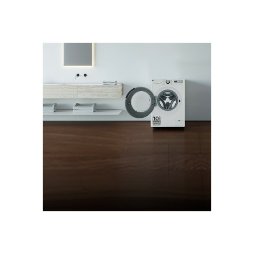LG F4WR5011A6F lavadora Carga frontal 11 kg 1400 RPM Blanco