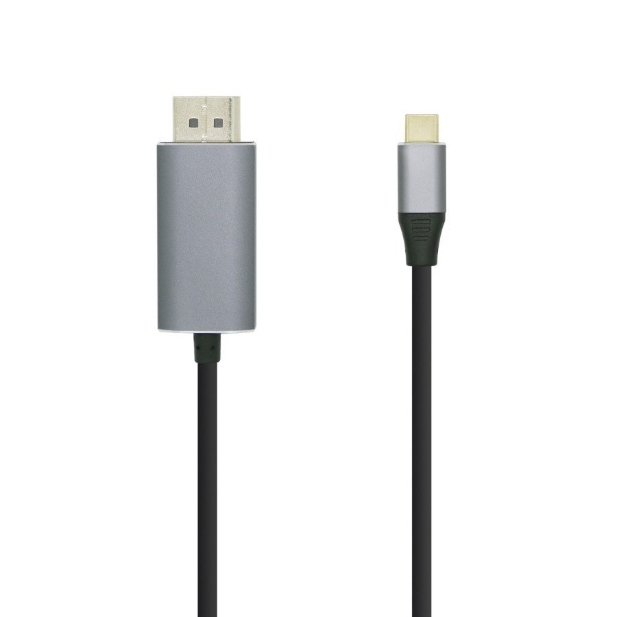 AISENS Cable conversor USB-C a Displayport 4K@60HZ, USB-C M-DP M, Negro, 0.8m AISENS Cable conversor USB-C a Displayport 4K@60HZ, USB-C M-DP M, Negro, 0.8m