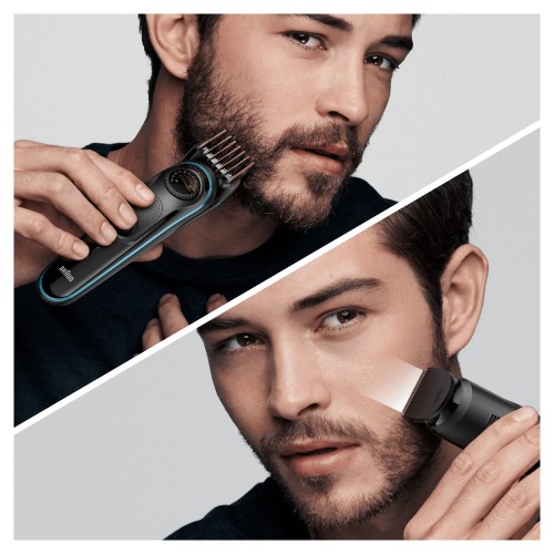 Braun BeardTrimmer 5 BT5341 Batería 39 2 cm Negro, Azul