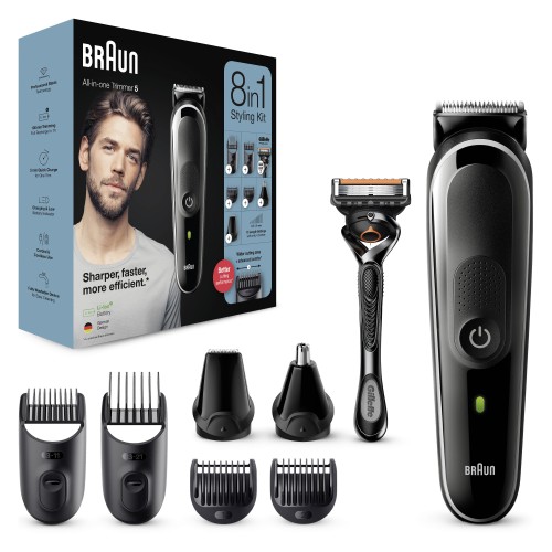 Braun All-in-one MGK5360 Batería 2,1 cm Negro, Gris