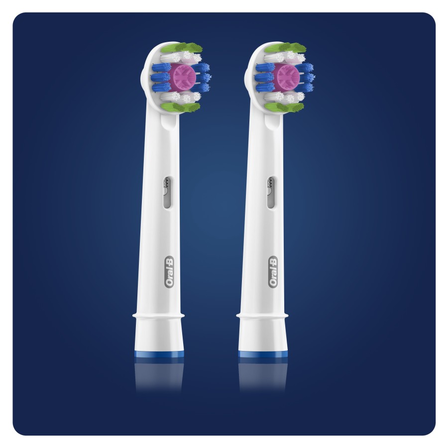 Oral-B 3D White Clean Maximiser Brush Heads 2 pieza(s) Blanco Oral-B 3D White Clean Maximiser Brush Heads 2 pieza(s) Blanco