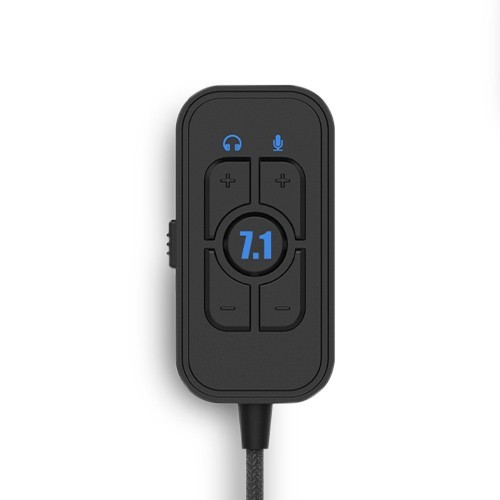 ABYSM AG700 Pro 7.1 White Auriculares Alámbrico Diadema Juego Azul, Blanco