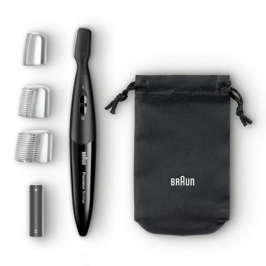 Braun BeardTrimmer PT1000 Batería 3 Mojado y seco Negro Braun BeardTrimmer PT1000 Batería 3 Mojado y seco Negro