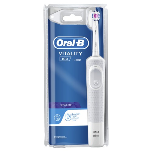 Oral-B Vitality 80312370 cepillo eléctrico para dientes Adulto Cepillo dental oscilante Blanco
