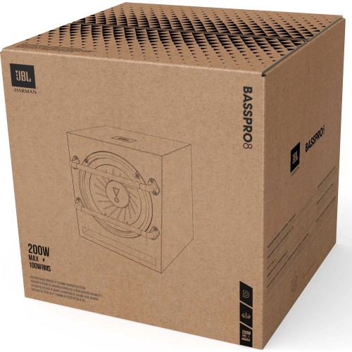 JBL Basspro 8 Negro Altavoz de subgraves (subwoofer) activo 100 W