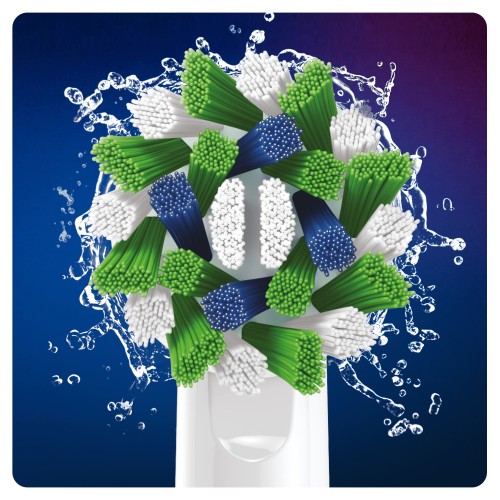 Oral-B CrossAction 80339340 cepillo de cabello 4 pieza(s) Azul, Verde, Blanco Oral-B CrossAction 80339340 cepillo de cabello 4 pieza(s) Azul, Verde, Blanco