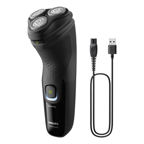 Philips X3021 00 afeitadora Máquina de afeitar de rotación Recortadora Negro