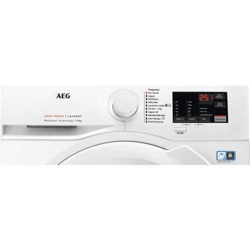 AEG L6FBI147P lavadora Carga frontal 10 kg 1351 RPM Blanco