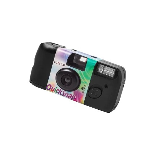 Fujifilm Quicksnap Flash Cámara analógica desechable 135 mm Negro