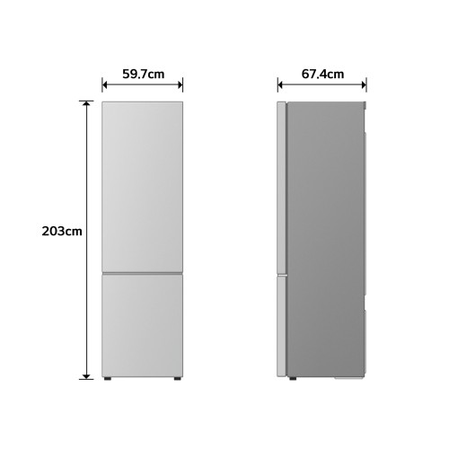LG GBBS322CPY Independiente 375 L Plata