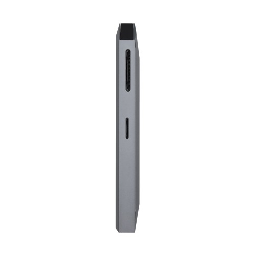 AISENS USB-C dock 8 en 1, USB-C a 1xHDMI, 1xRJ45, 3xUSB, 1xPD, 1xSD, 1xMicroSD, Gris, 15 cm