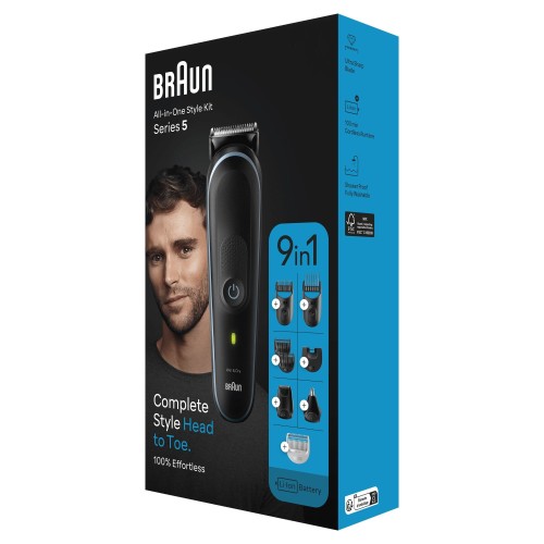 Braun MGK5411 Negro, Azul Litio Braun MGK5411 Negro, Azul Litio