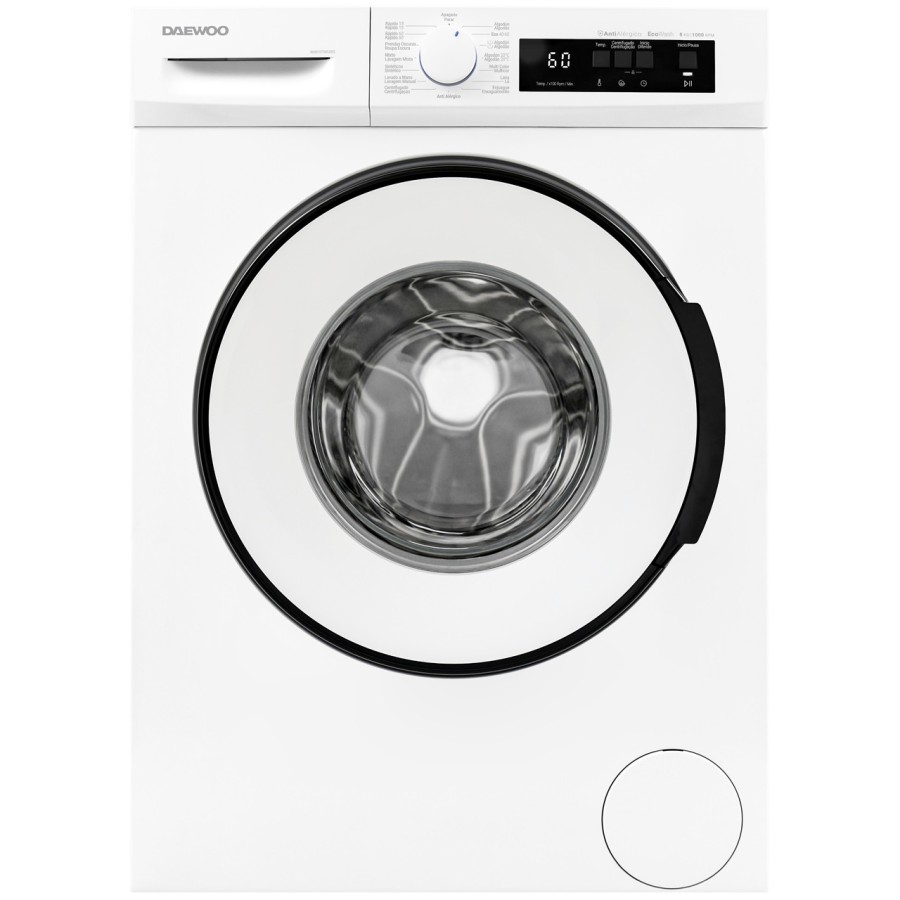Daewoo WM810T0WU0ES lavadora Carga frontal 8 kg 1000 RPM Blanco Daewoo WM810T0WU0ES lavadora Carga frontal 8 kg 1000 RPM Blanco