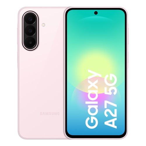 Samsung GALAXY A27 5G 17 cm (6.7") Ranura híbrida Dual SIM Android 16.0 USB Tipo C 6 GB 128 GB 5000 mAh Rosa claro
