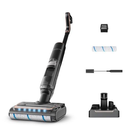 Rowenta X-Clean 7 GZ5736E0 aspiradora de pie y escoba eléctrica Aspiradora escoba 2 en 1 Batería Seca y húmeda Sin bolsa Negro