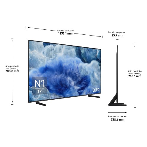 Samsung TV 55" QLED Q8F 4K Vision AI Smart TV 2025