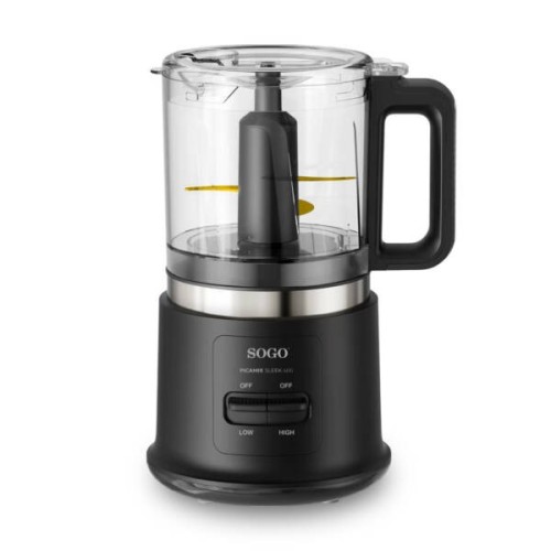 Sogo PIC-SS-5267 picadora eléctrica de alimentos 1 L 400 W Negro