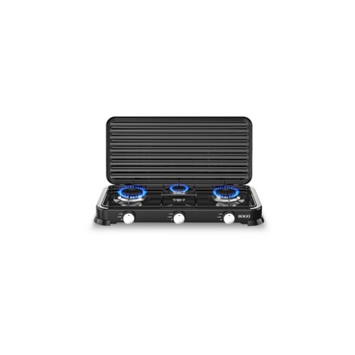 Sogo COC-SS-10237 hobs Negro Independiente 58 cm Encimera de gas 3 zona(s) Sogo COC-SS-10237 hobs Negro Independiente 58 cm Encimera de gas 3 zona(s)