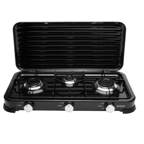 Sogo COC-SS-10237 hobs Negro Independiente 58 cm Encimera de gas 3 zona(s) Sogo COC-SS-10237 hobs Negro Independiente 58 cm Encimera de gas 3 zona(s)