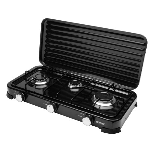 Sogo COC-SS-10237 hobs Negro Independiente 58 cm Encimera de gas 3 zona(s) Sogo COC-SS-10237 hobs Negro Independiente 58 cm Encimera de gas 3 zona(s)